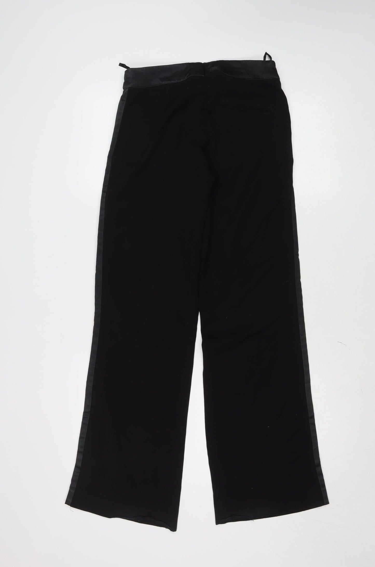 Womens UK Size 10 H&M Regular Fit Dress Pants Black Trousers