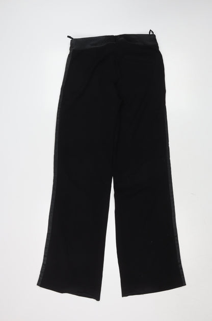 Womens UK Size 10 H&M Regular Fit Dress Pants Black Trousers