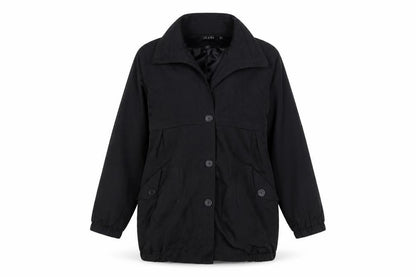 Womens UK Size 14 Yanhe Black Overcoat