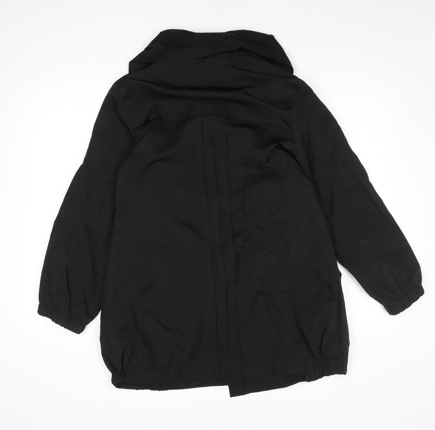 Womens UK Size 14 Yanhe Black Overcoat
