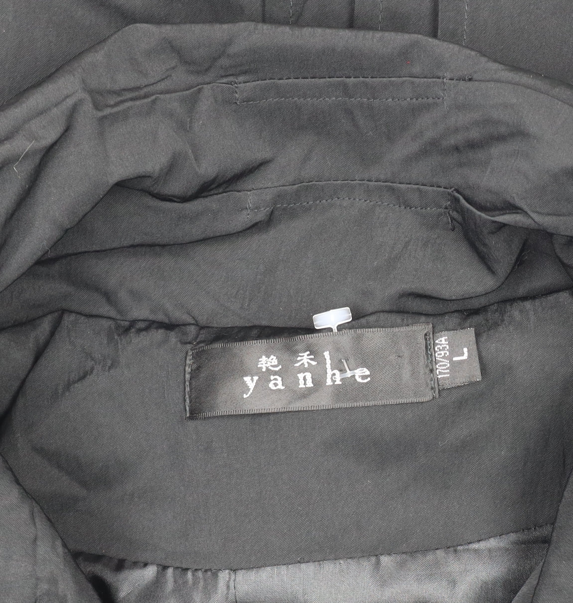 Womens UK Size 14 Yanhe Black Overcoat