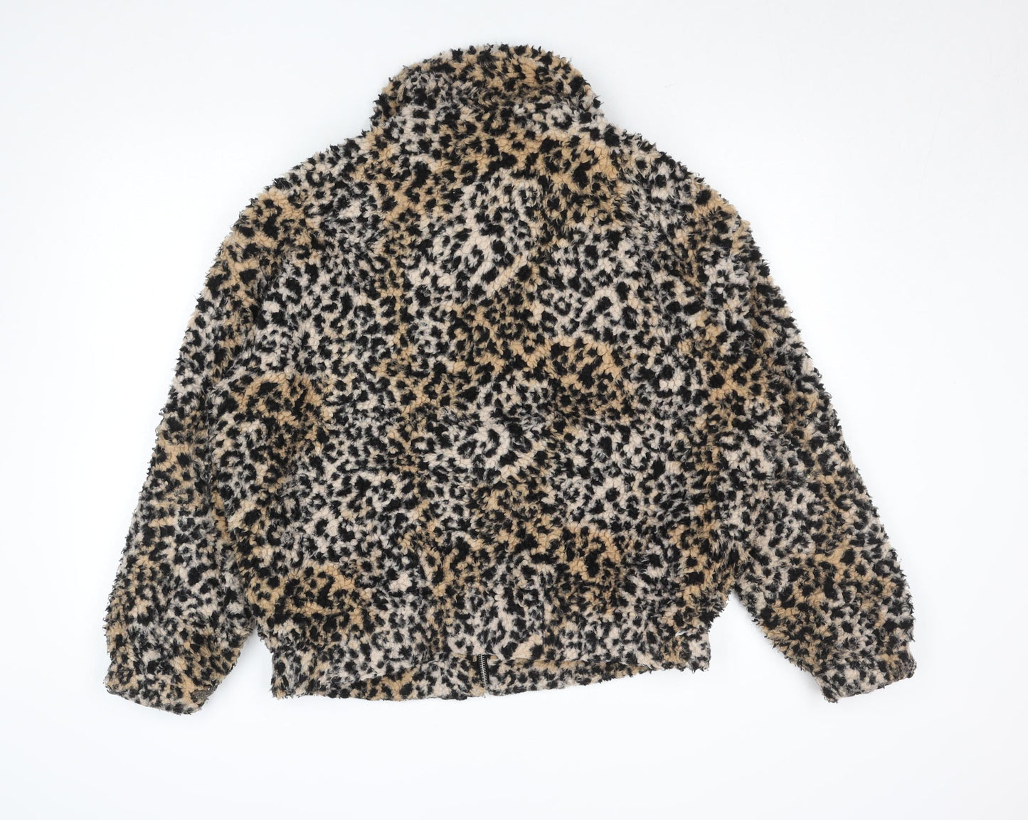 New Look Women’s Multicoloured Animal Print Bomber Jacket Size M