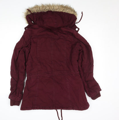 Womens UK Size L That's It! Red Parka Coat