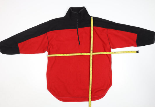 Womens UK Size M V Sport Red Pullover Sweatshirt