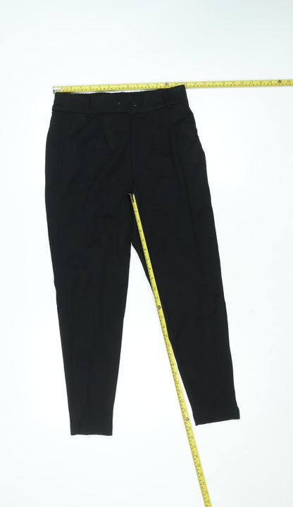 ONLY Women’s Black Tapered Trousers Size S Business Casual