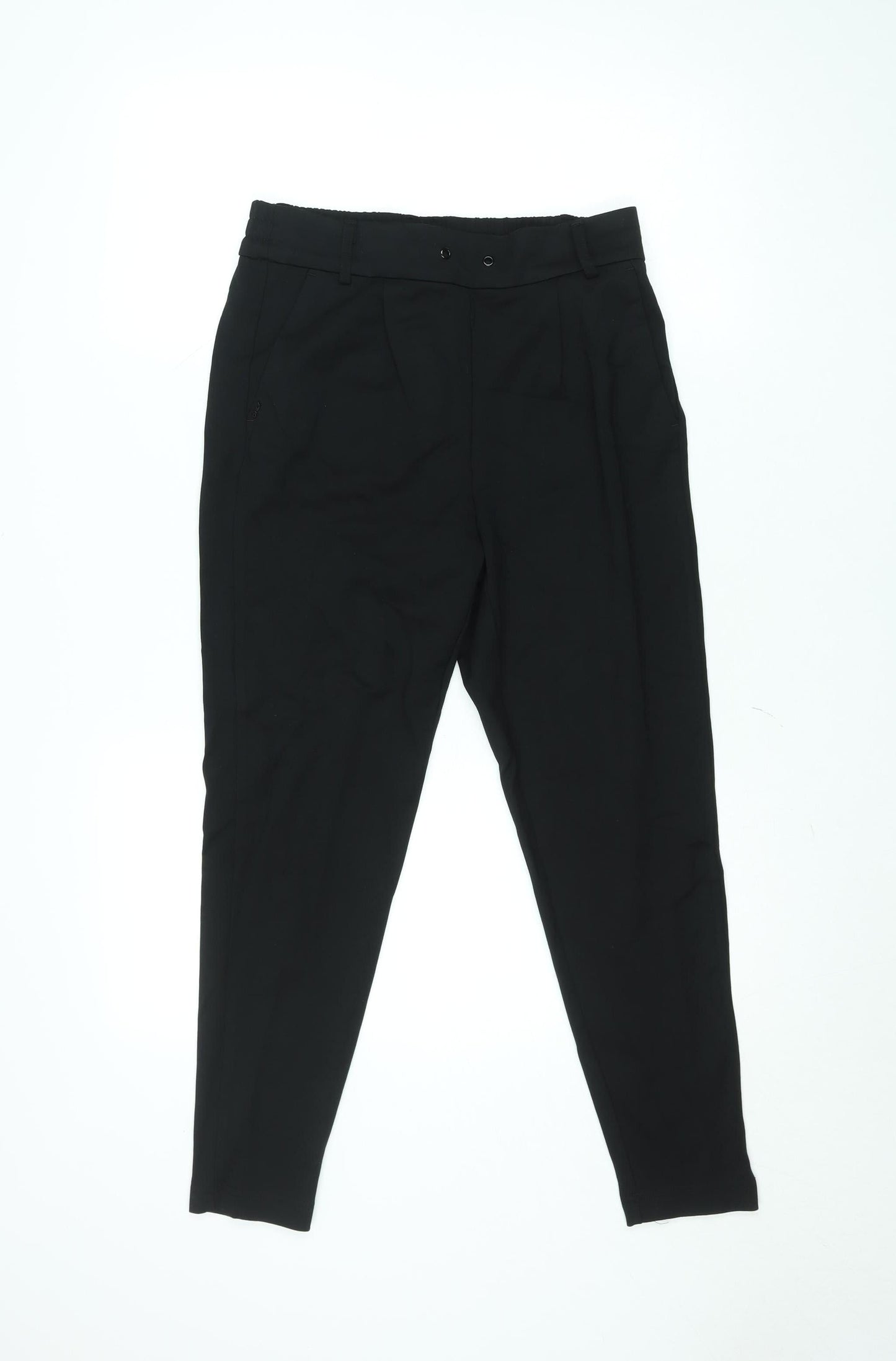 ONLY Women’s Black Tapered Trousers Size S Business Casual