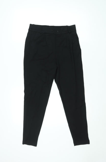 ONLY Women’s Black Tapered Trousers Size S Business Casual