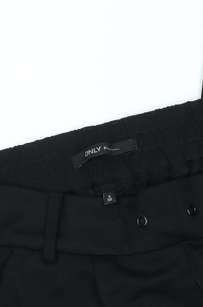 ONLY Women’s Black Tapered Trousers Size S Business Casual