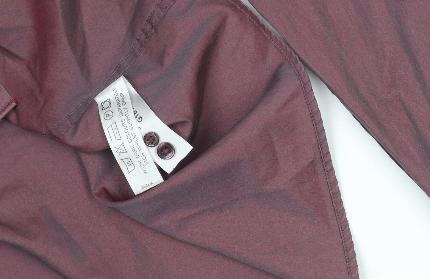 Mens UK Collar Size 40 Van Heusen Smart Red  Dress Shirt