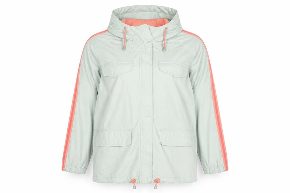 Womens UK Size 16 Agenda Grey Anorak Coat