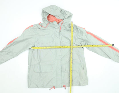 Womens UK Size 16 Agenda Grey Anorak Coat