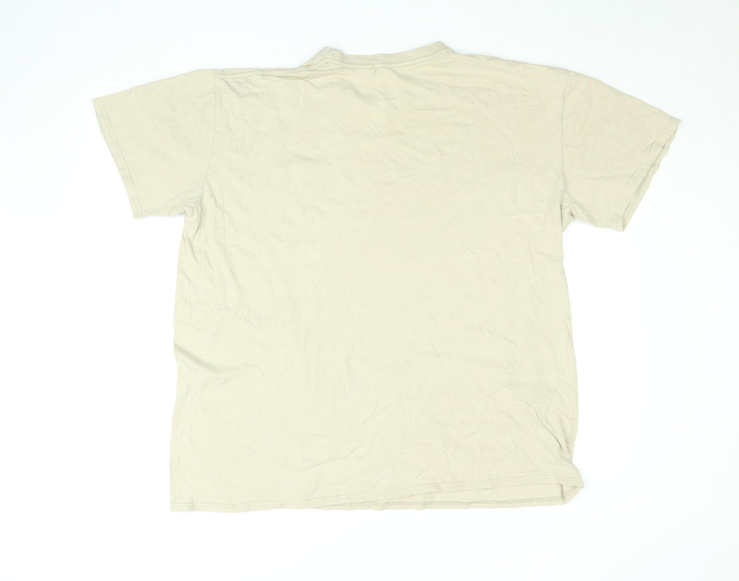 PrettyLittleThing Women’s Beige XL Brooklyn Graphic T-Shirt