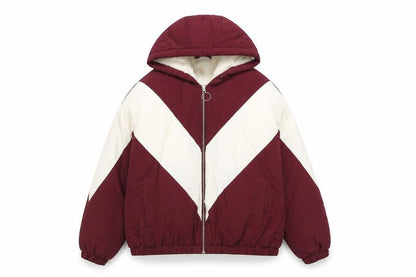 Womens UK Size 12 Topshop Red Puffer Jacket