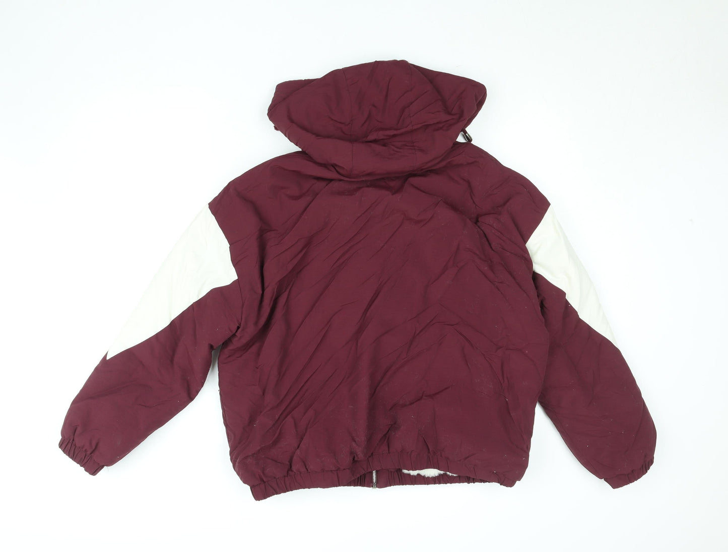 Womens UK Size 12 Topshop Red Puffer Jacket