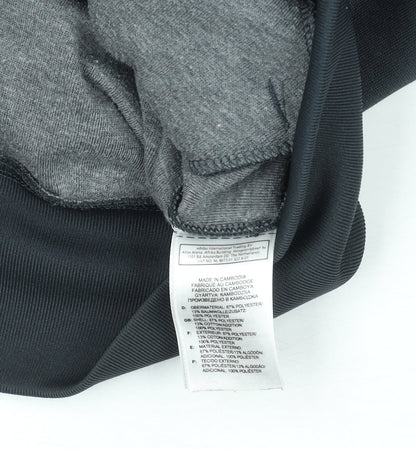 Adidas Womens Black Hooded Track Jacket Size 12 Full Zip