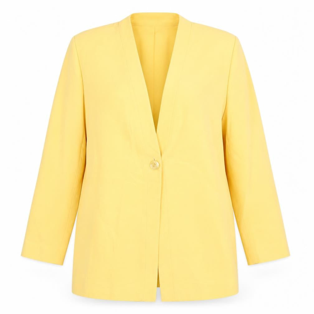 Womens UK Size 12 POEM Regular Yellow Blazer