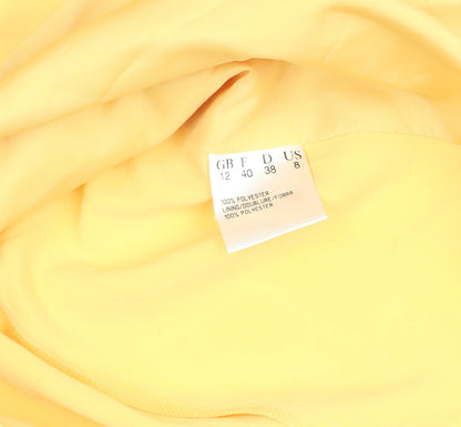 Womens UK Size 12 POEM Regular Yellow Blazer
