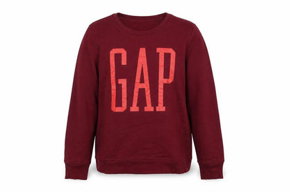 Gap Womens Burgundy Logo Pullover Sweatshirt Size S