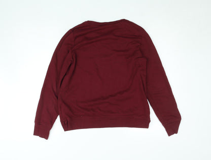 Womens UK Size S Gap Red Pullover Sweatshirt