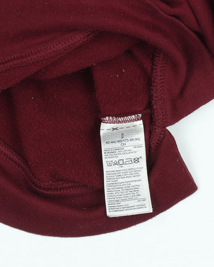 Womens UK Size S Gap Red Pullover Sweatshirt
