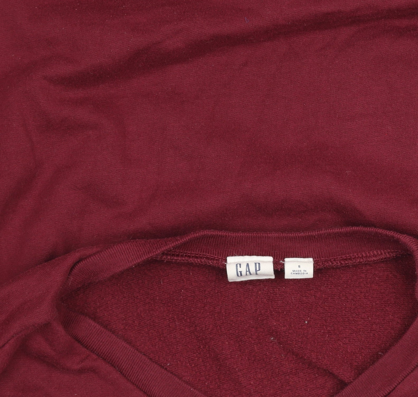 Womens UK Size S Gap Red Pullover Sweatshirt