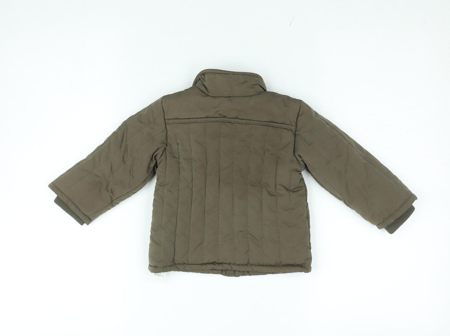 Baby Boy 82A Boys Brown Quilted Camouflage Jacket 18-24 Months