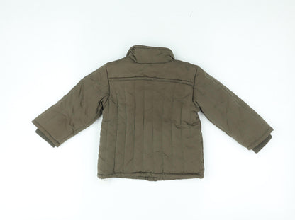 Baby Boy 82A Boys Brown Quilted Camouflage Jacket 18-24 Months