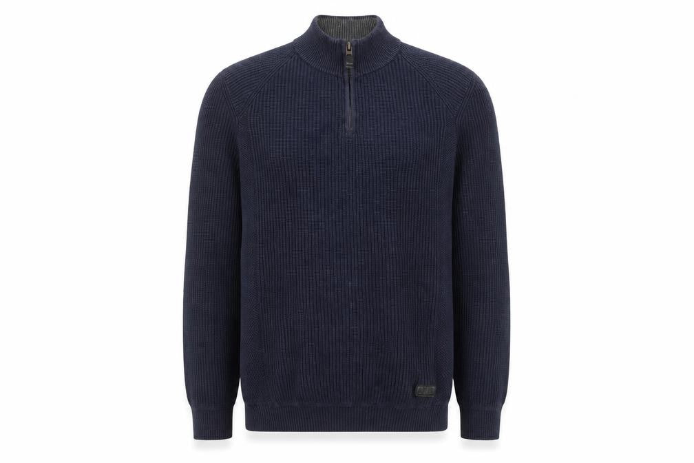 Mens UK Size S Diesel Blue Full Zip Jumper