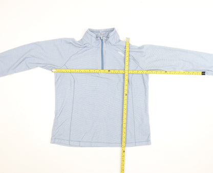 Regatta Women Blue Size 14 1/4 Zip Lightweight Fleece Top