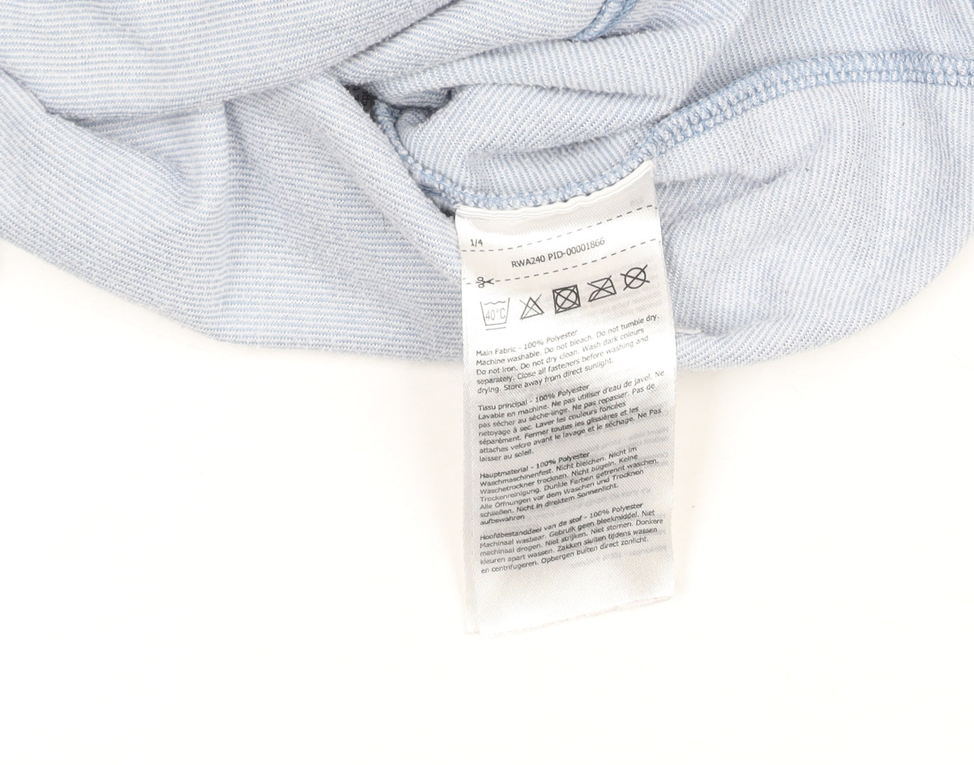 Regatta Women Blue Size 14 1/4 Zip Lightweight Fleece Top