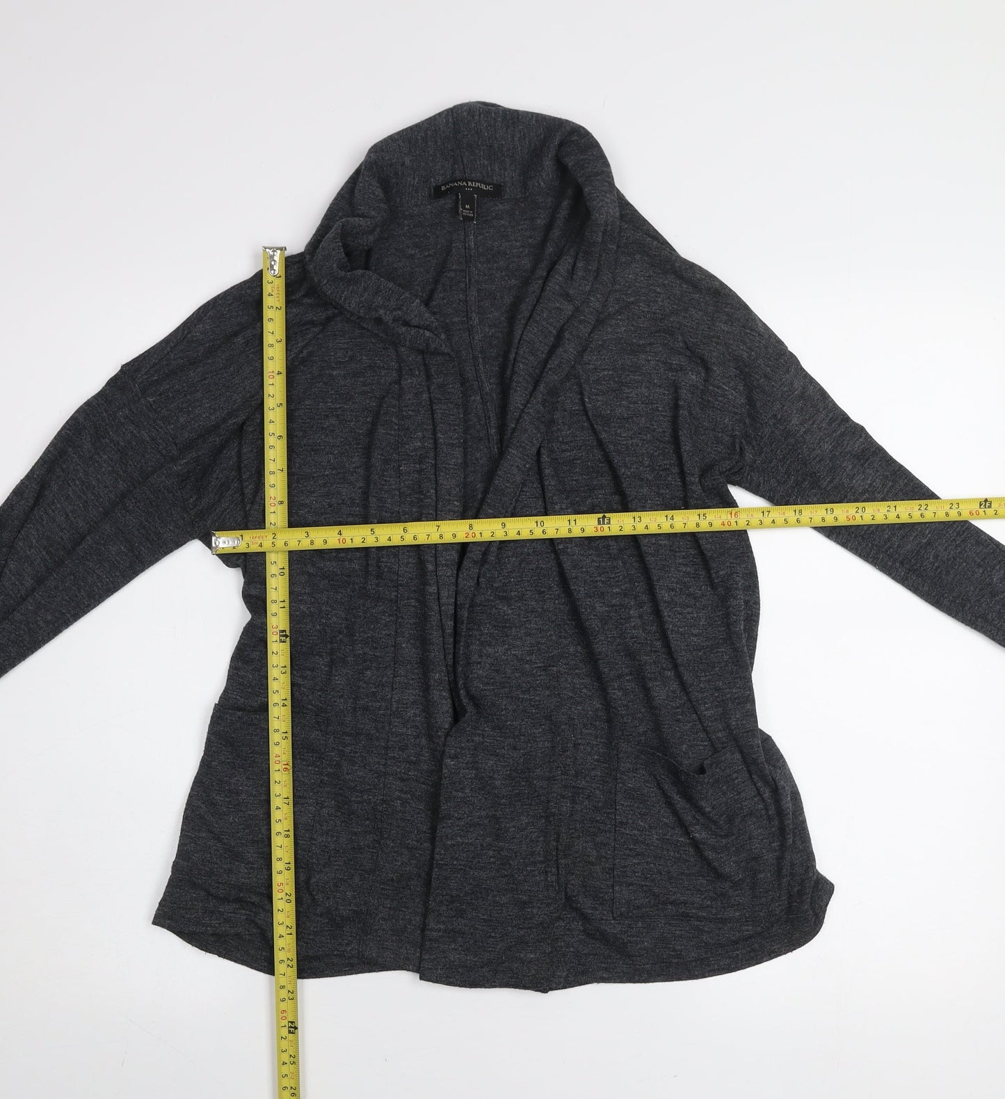 Womens UK Size M Banana Republic Grey Cardigan Jumper