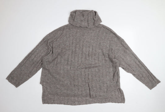 Womens UK Size 16 H&M Grey Pullover Jumper