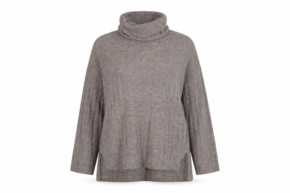 Womens UK Size 16 H&M Grey Pullover Jumper