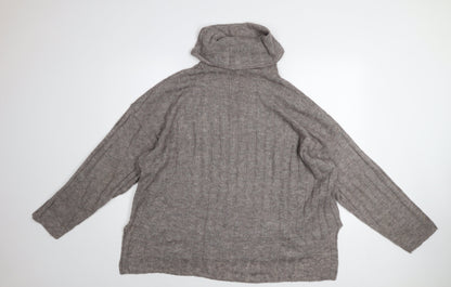 Womens UK Size 16 H&M Grey Pullover Jumper