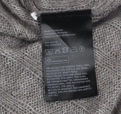 Womens UK Size 16 H&M Grey Pullover Jumper