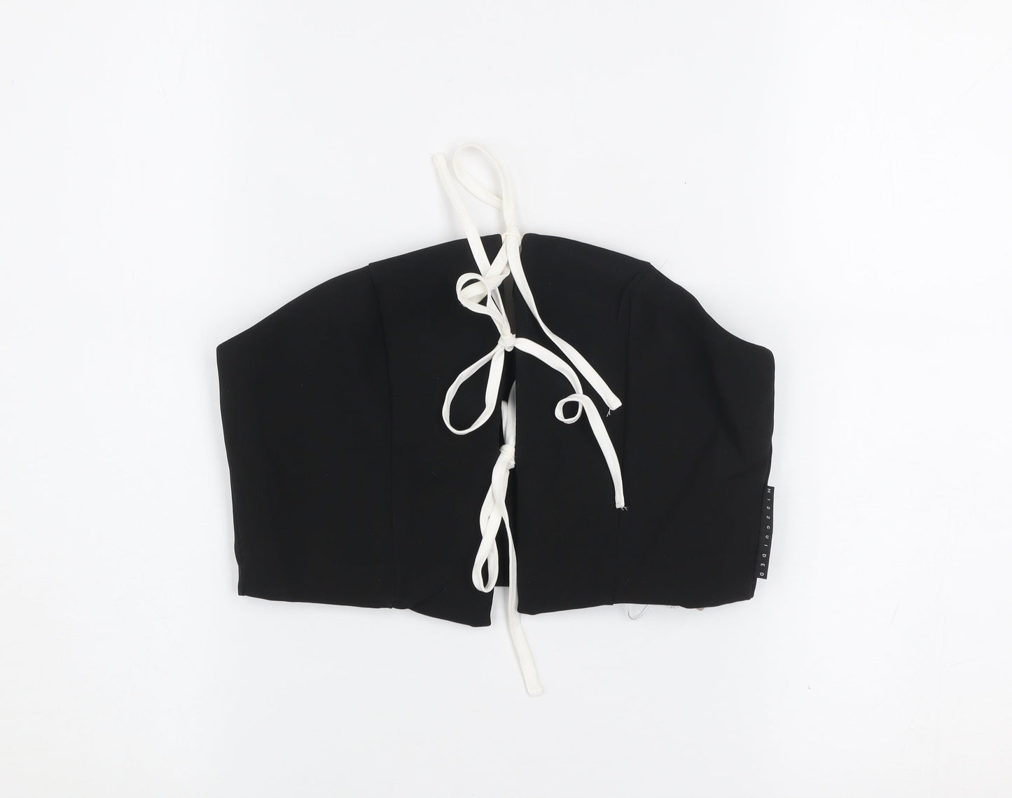 Womens UK Size S Missguided Black Camisole Tank