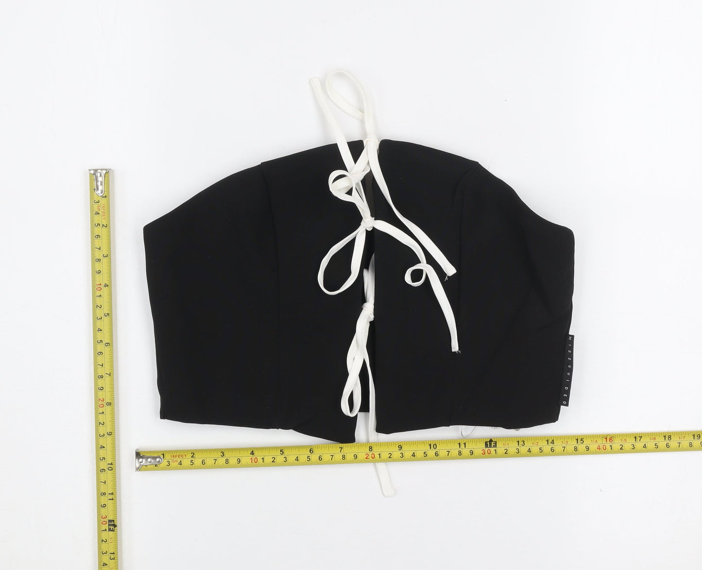 Womens UK Size S Missguided Black Camisole Tank