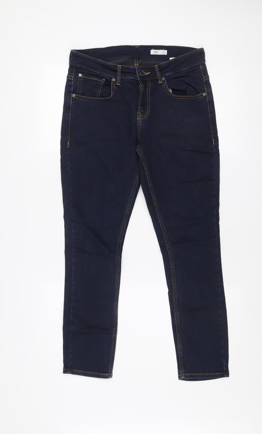 Mens UK Size 30 Spykar Slim Fit Ankle Blue Jeans