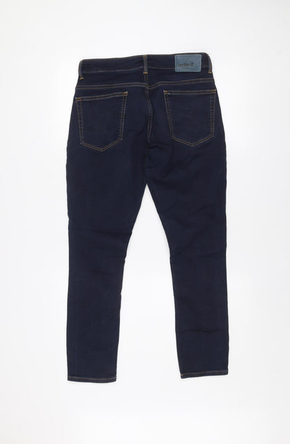 Mens UK Size 30 Spykar Slim Fit Ankle Blue Jeans