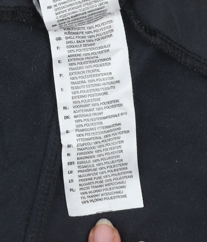 Adidas Men's Black XL Compression Leggings with Side Stripes