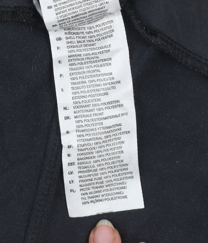 Adidas Men's Black XL Compression Leggings with Side Stripes