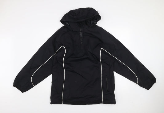 Mens UK Size 34 SWI Black Anorak Coat