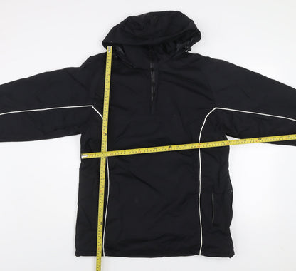 Mens UK Size 34 SWI Black Anorak Coat