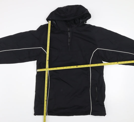 Mens UK Size 34 SWI Black Anorak Coat