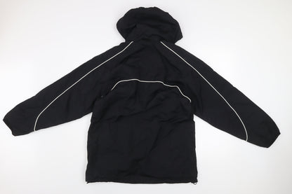 Mens UK Size 34 SWI Black Anorak Coat
