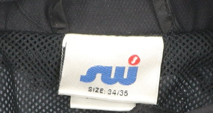 Mens UK Size 34 SWI Black Anorak Coat