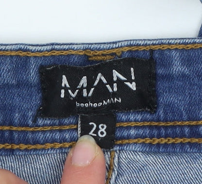Mens UK Size 28 boohooMAN Slim Fit Skinny Blue Jeans