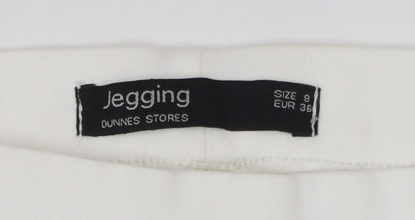 Dunnes Stores Women's White Jegging Jeans Size 8 Slim Fit