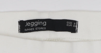 Dunnes Stores Women's White Jegging Jeans Size 8 Slim Fit