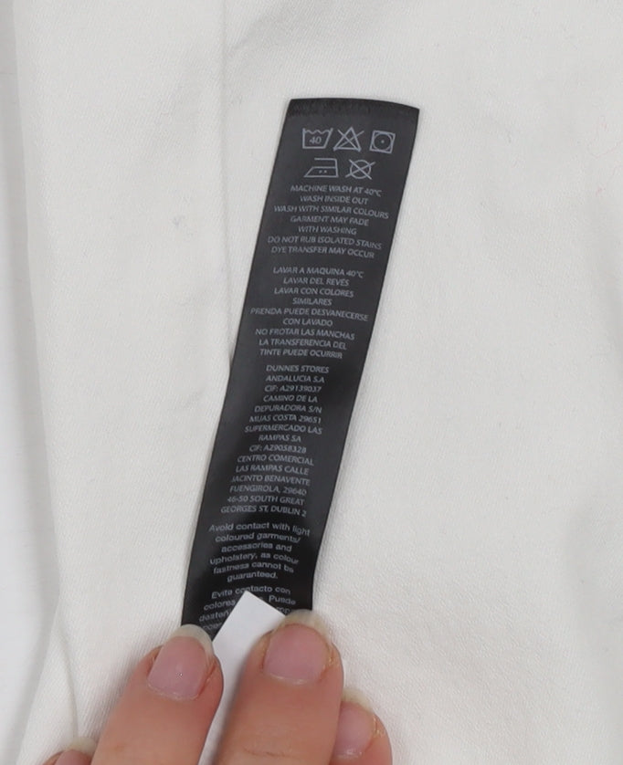 Dunnes Stores Women's White Jegging Jeans Size 8 Slim Fit